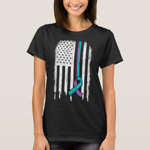 Prevention Shirt Usa Flag Ribbon Survivor