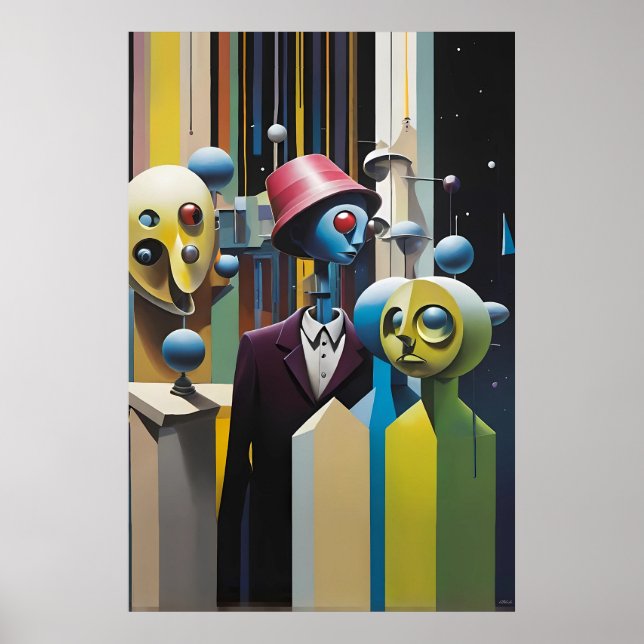 Preview in Ponderland Ken Gauge Psychedelic Poster (Front)