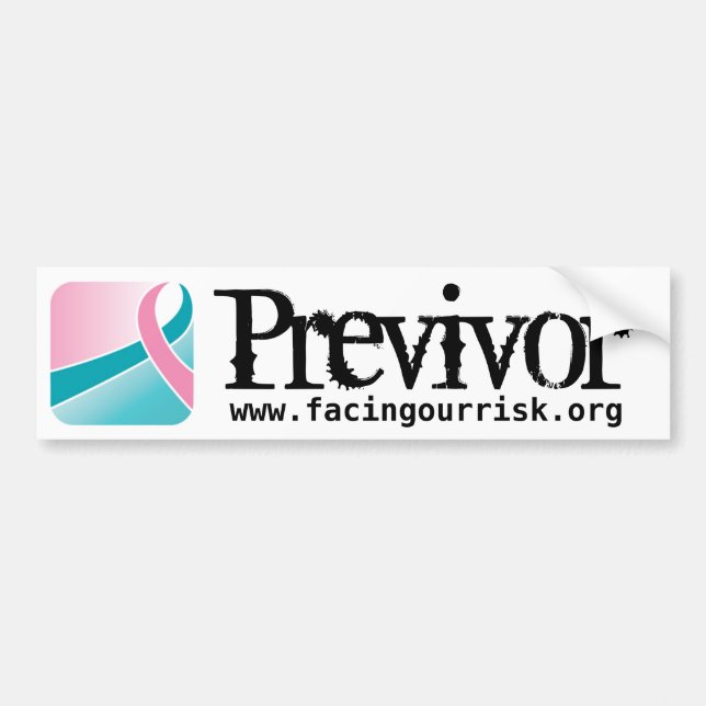PREVIVOR bumper sticker (Front)