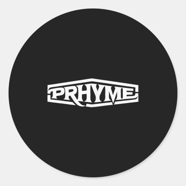 Prhymse Logo  Classic Round Sticker (Front)