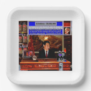 price fixing paper plate