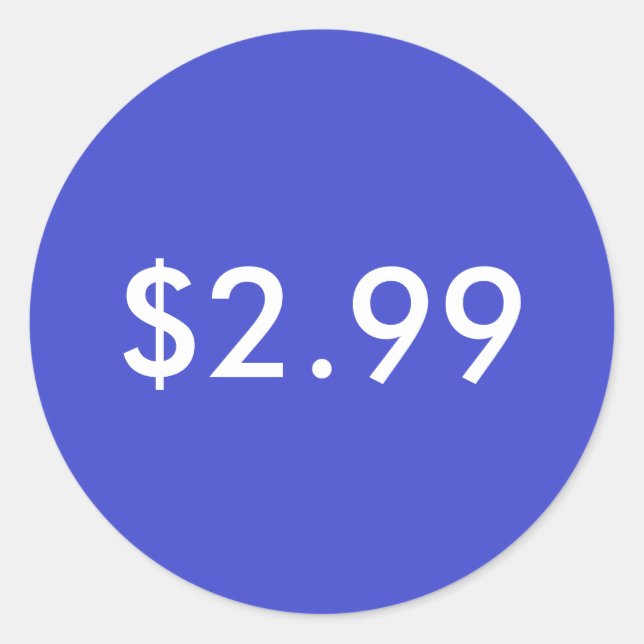 Price Label (Front)