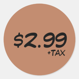 Price Label With Tax