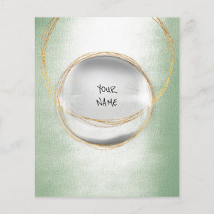 Price List Boutique Jewellery SPA Hairdresser Mint Flyer