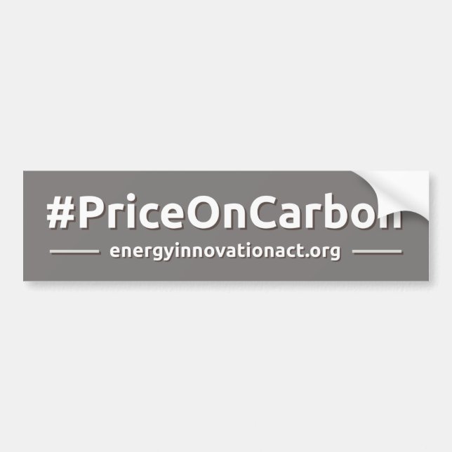 Price On Carbon bumper sticker (Front)