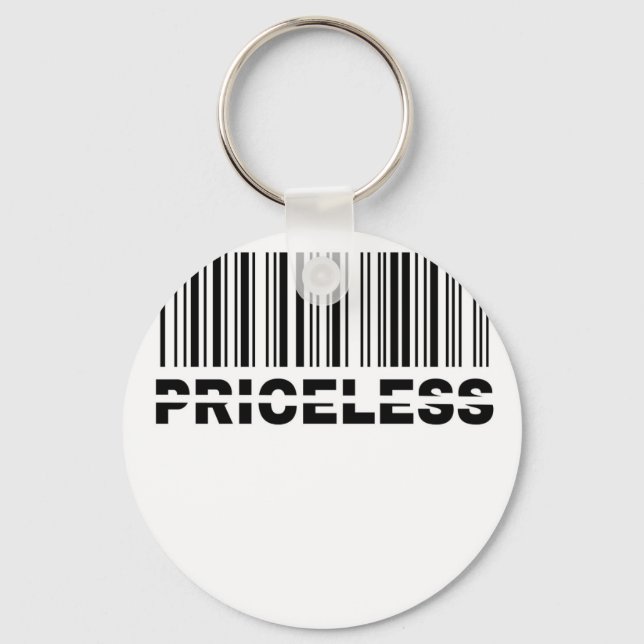 priceless barcode key ring (Front)