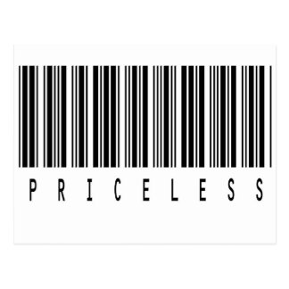 barcode priceless postcard postcards au code zazzle