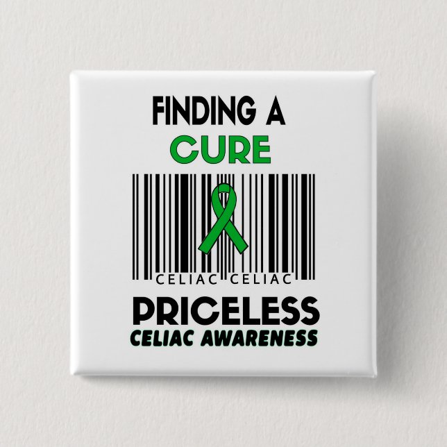 Priceless...Celiac 15 Cm Square Badge (Front)