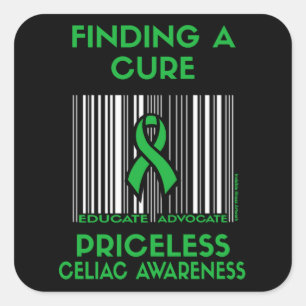 Priceless...Celiac Square Sticker