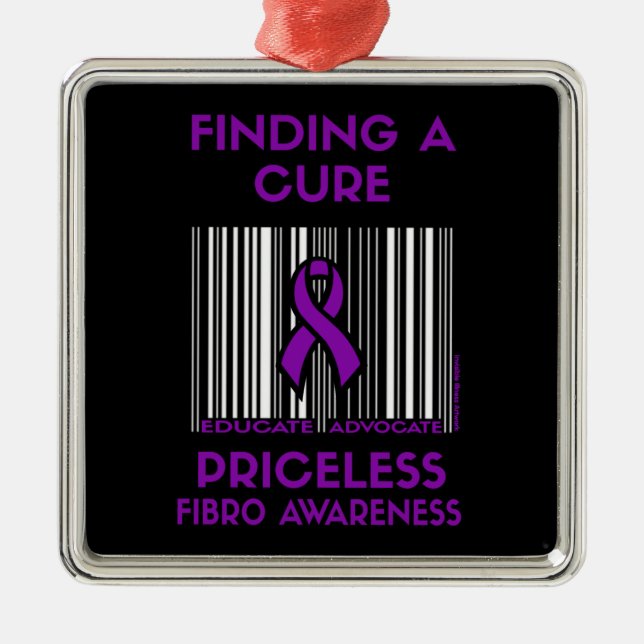Priceless...Fibro Metal Ornament (Front)