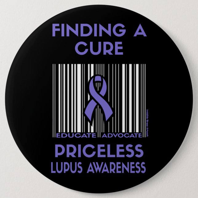Priceless...Lupus 6 Cm Round Badge (Front)