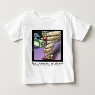 Pricey Heavenly Stairway Funny Baby T-Shirt