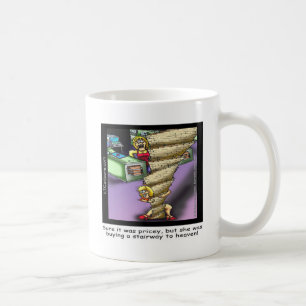 Pricey Heavenly Stairway Funny Coffee Mug