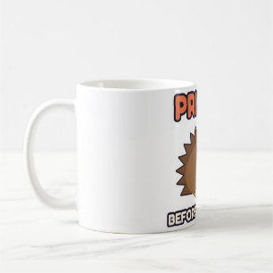 Prickly Before Breakfast Hedgehog Coffee Mug