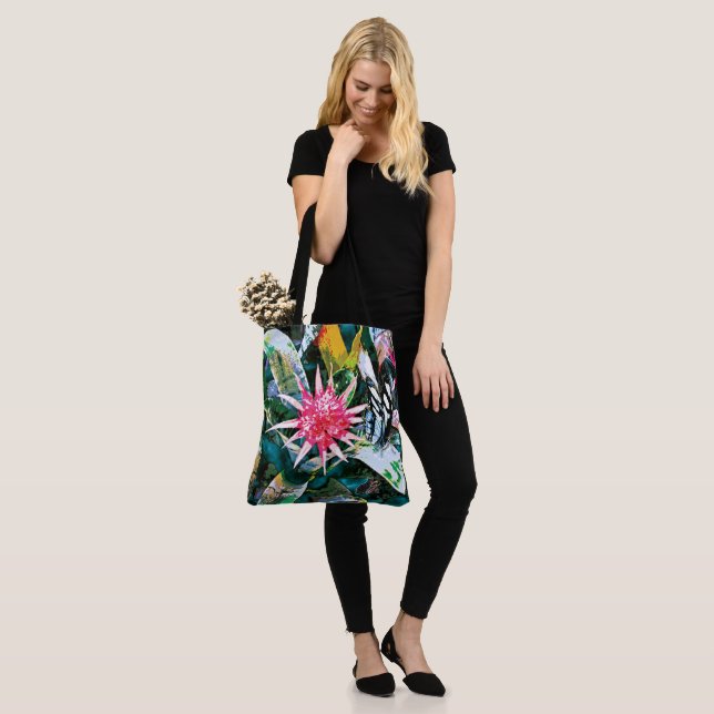 Prickly Bromie Tote Bag (On Model)