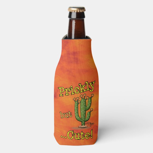 Prickly But Cute Bottle Cooler (Bottle Front)