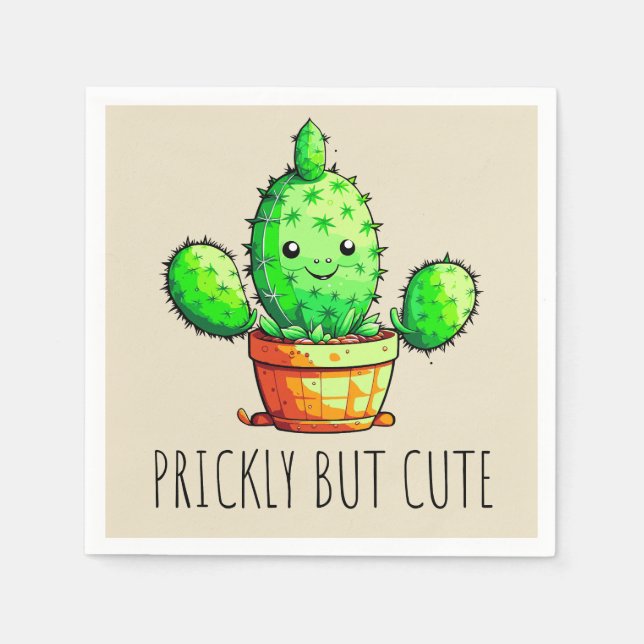Prickly but cute napkin (Front)