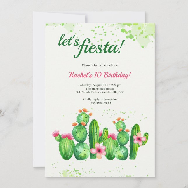 Prickly Invitation (Front)