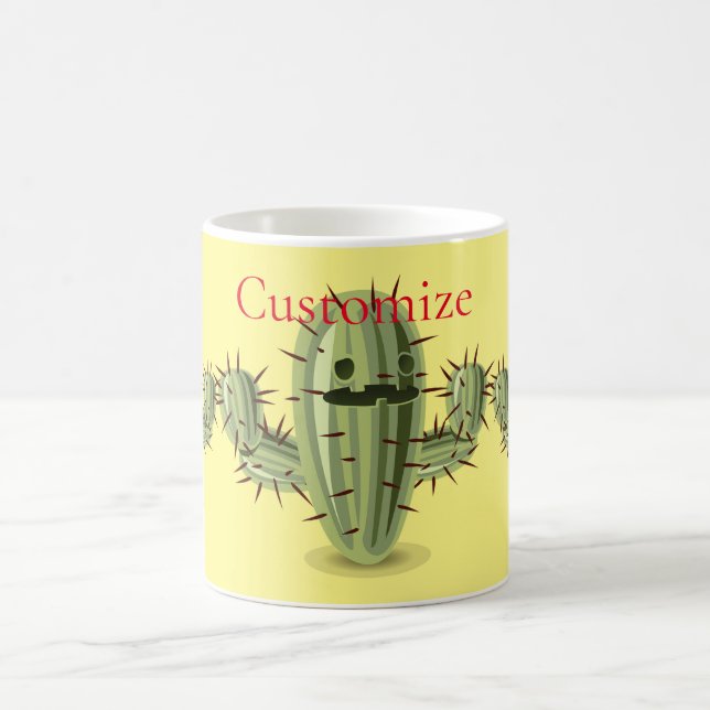 Prickly Irate Cactus Thunder_Cove Coffee Mug (Center)
