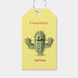 Prickly Irate Cactus Thunder_Cove Gift Tags