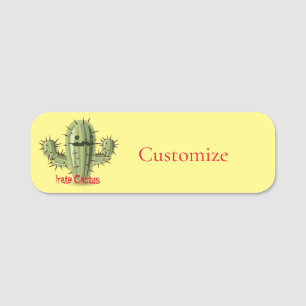 Prickly Irate Cactus Thunder_Cove Name Tag