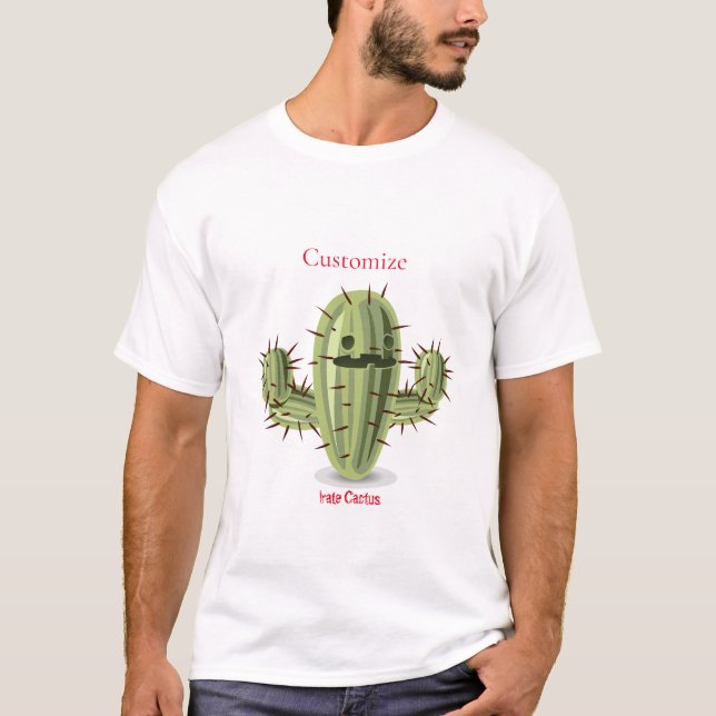 Prickly Irate Cactus Thunder_Cove T-Shirt (Front)