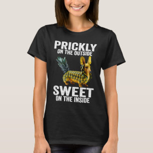 Prickly Outside Sweet On The Inside Pineapple Dach T-Shirt