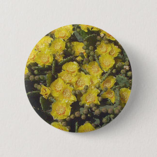 Prickly Pear Cactus 6 Cm Round Badge