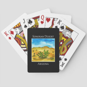 Prickly pear cactus as seen in the Sonoran Desert Playing Cards