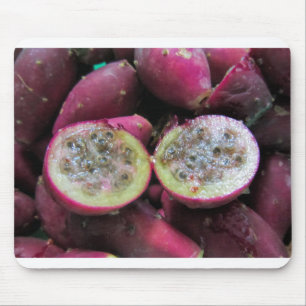 Prickly Pear Cactus Fruit and Seeds Mouse Pad