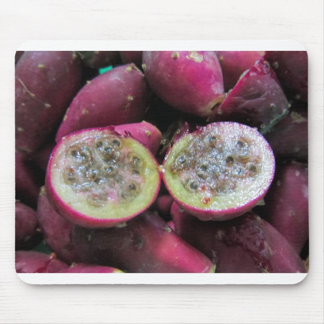 Prickly Pear Cactus Fruit and Seeds Mouse Pad (Front)