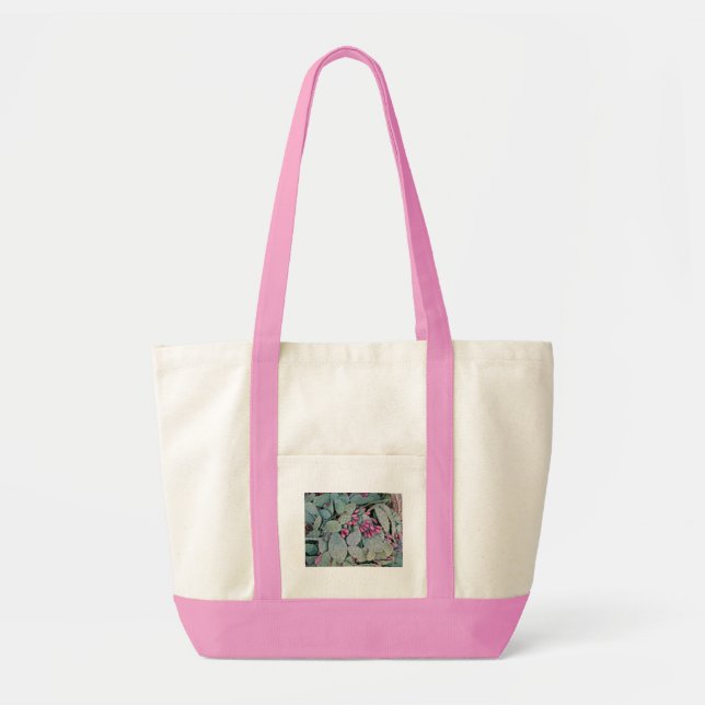 Prickly Pear Cactus & Fruit Tote Bag (Front)
