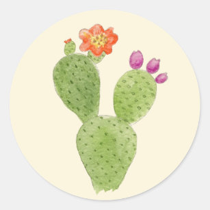 Prickly Pear cactus sticker