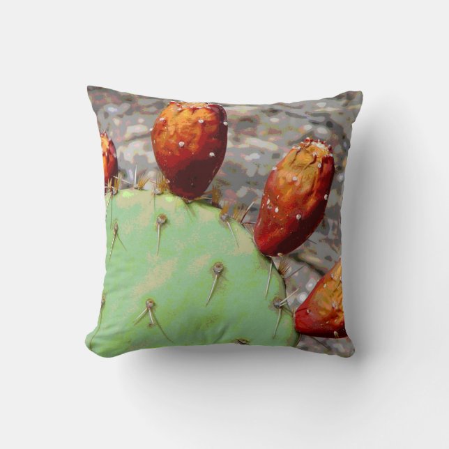 Prickly Pear Pillow (Front)