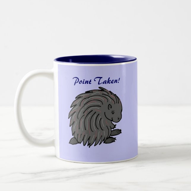 Prickly porcupine mug (Left)