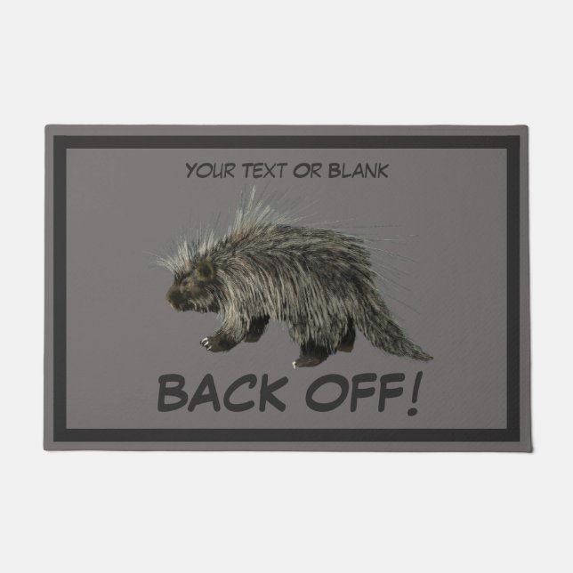 Prickly Porky - Welcome? Doormat (Front)