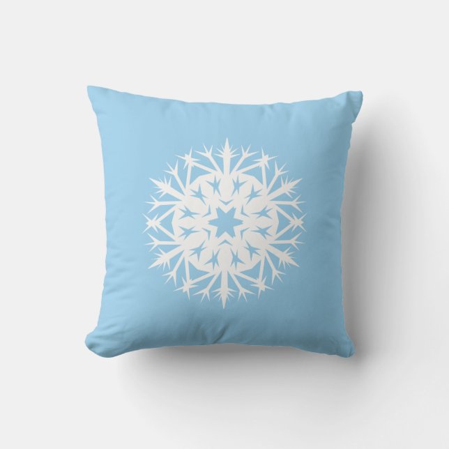 Prickly Snowflake Cushion (Front)