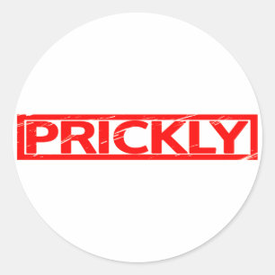 Prickly Stamp Classic Round Sticker