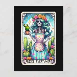 Pricks Everywhere Tarot Card