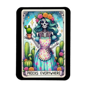 Pricks Everywhere Tarot Card Magnet
