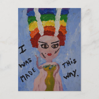 Pride 2016 Postcards  - I was Made this Way.