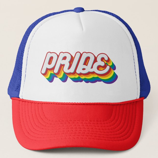 Pride | 70's Style Trucker Hat (Front)