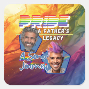 Pride - A Father's Legacy, A Son's Journey Square Sticker