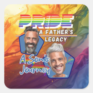 Pride - A Father's Legacy, A Son's Journey Square Sticker