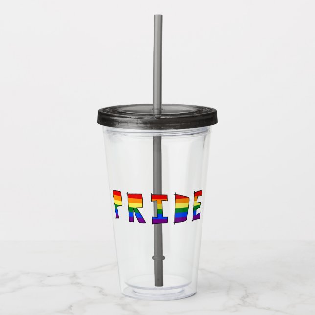 PRIDE ACRYLIC TUMBLER (Front)