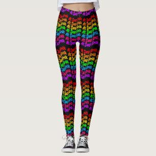 Pride All Day Rainbow Colours LGBTQ+ Leggings