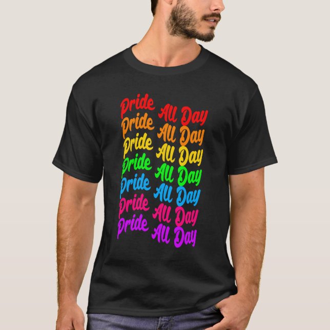 Pride All Day T-Shirt (Front)