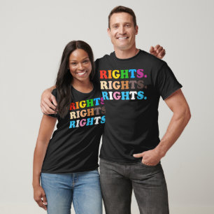 Pride Allyship Rights Colour T-Shirt