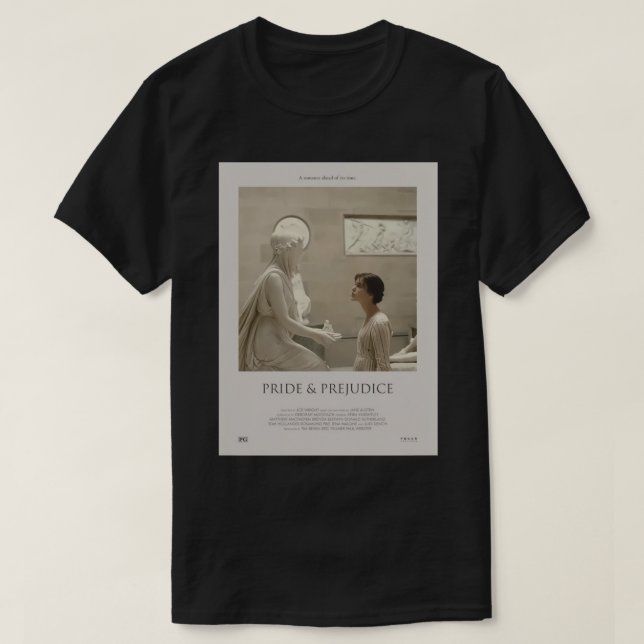 Pride and Prejudice (2005) Minimalist -  Art Print T-Shirt (Design Front)