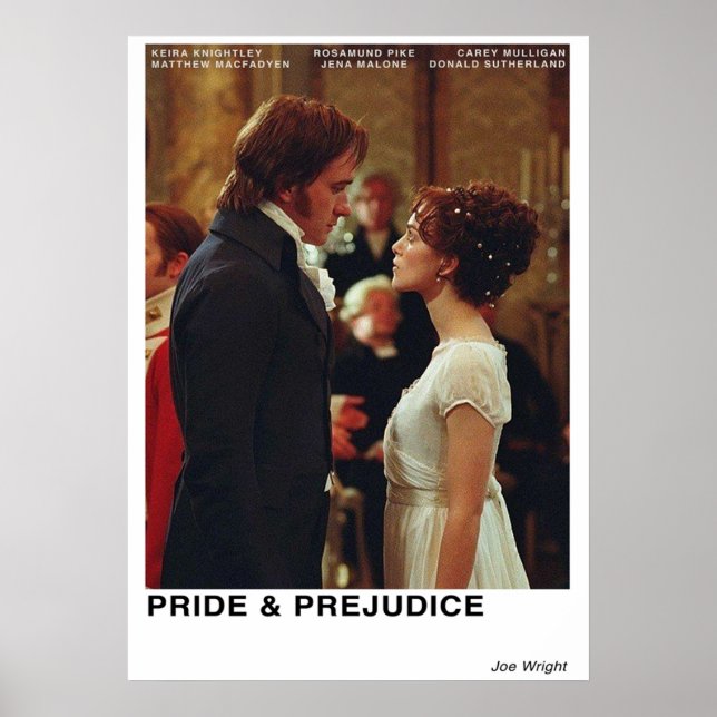 Pride and Prejudice 2005 Poster (Front)